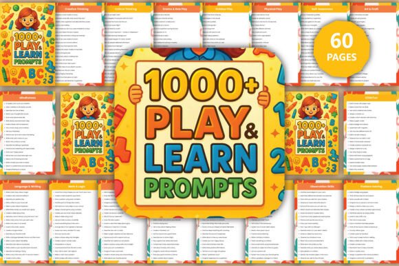 1000 Play Learn Prompts Book