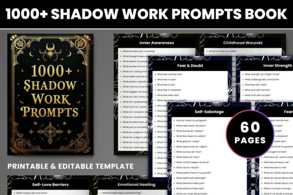 1000 Shadow Work Prompts Book: A Powerful Tool for Inner Transformation