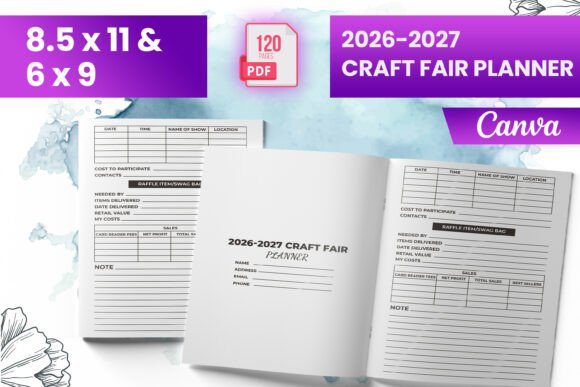 2026-2027 Craft Fair Planner KDP