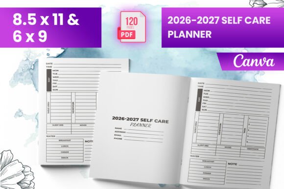 2026-2027 Self Care Planner: A Must-Have Resource for KDP and Canva Users