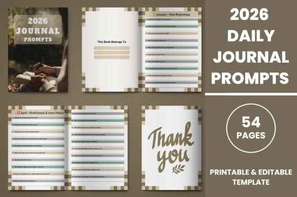 2026 Daily Journal Prompts