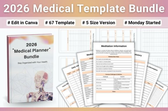 2026 Medical Template Bundle: A Comprehensive Guide to Organizing Your Health
