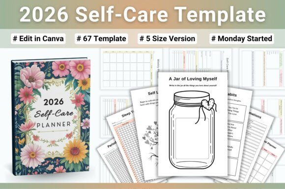 2026 Self-Care Template: Your Guide to Balanced Living