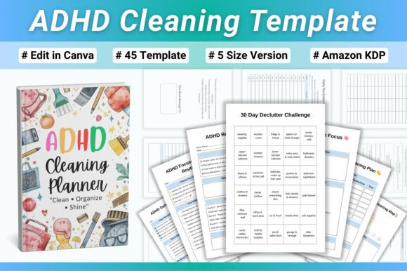 ADHD Cleaning Template: A Practical Guide to Organizing Your Space