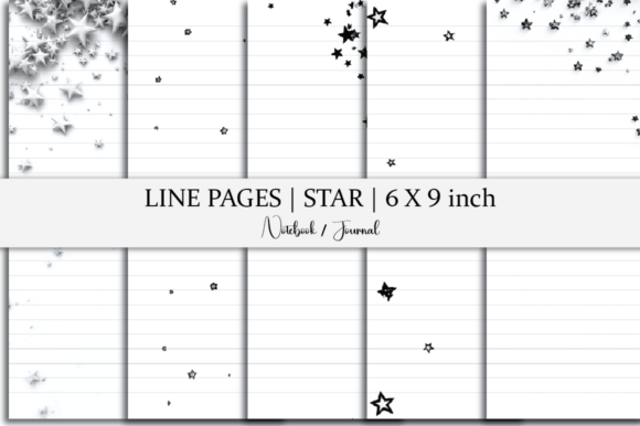 Star Lined Pages for Creative Professionals