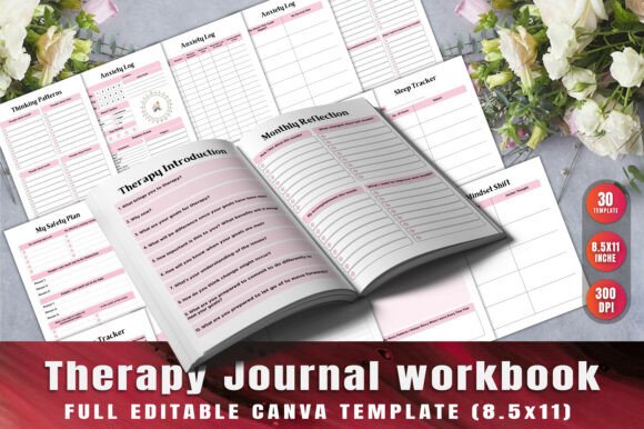 Therapy Journal Workbook: A Tool for Emotional Wellness and Growth