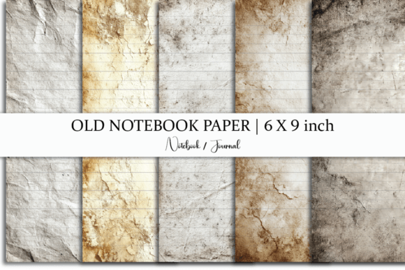 Vintage Lined Paper Template Notebook: A Timeless Tool for Creativity and Organization
